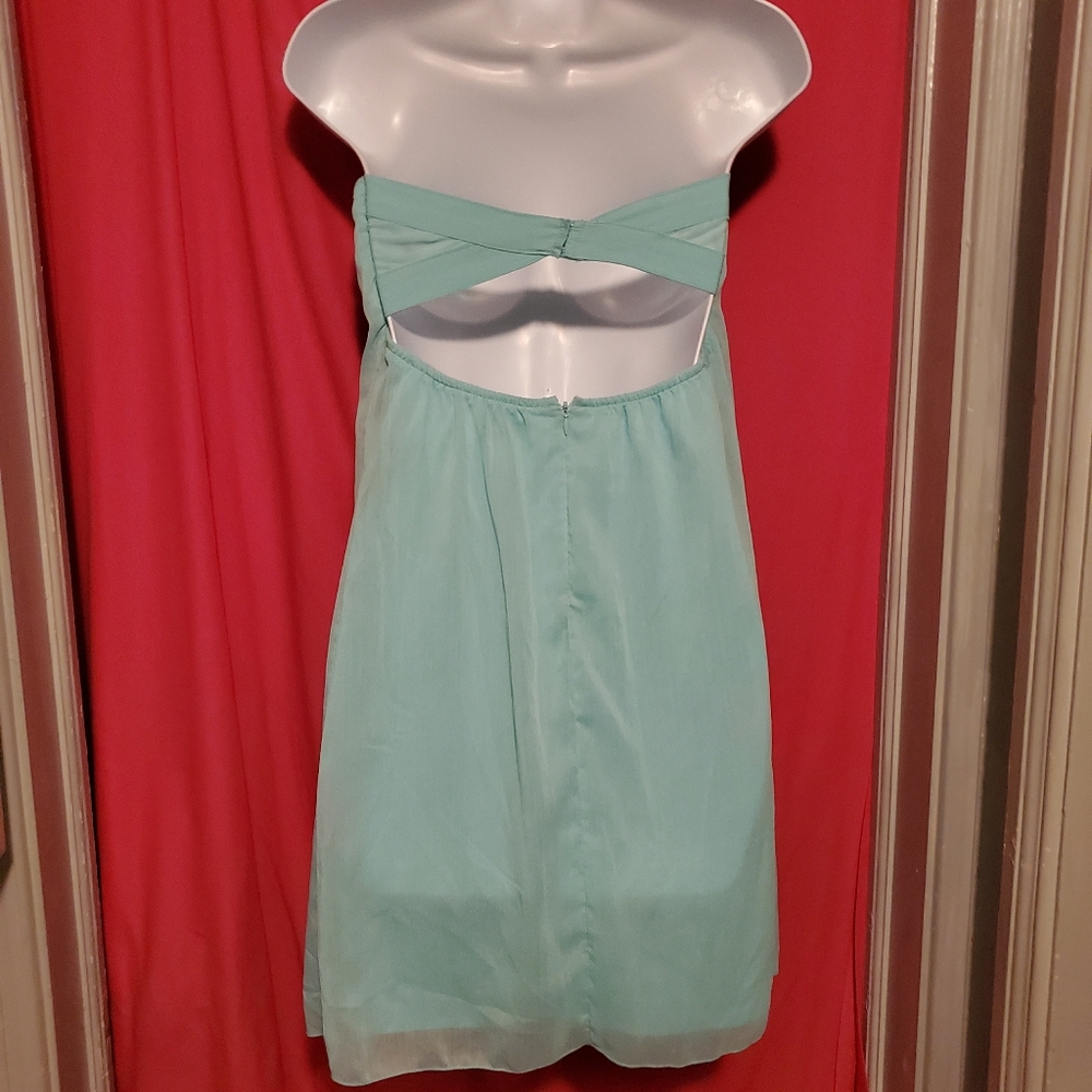 #767 Venus torqouis dress - Picture 3 of 5